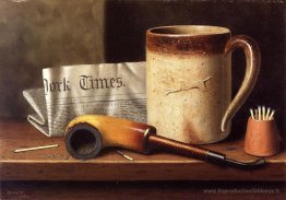 Sa tasse et sa pipe