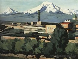 Vue d'Ararat depuis Erevan