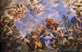 Plafond décoratif (détail) dans le palazzo medici riccardi