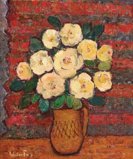 Tasse avec des roses