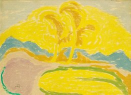 Paysage jaune