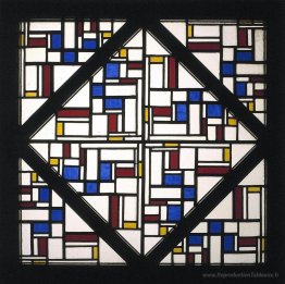 Composition avec fenêtre avec verre coloré III