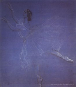 Anna Pavlova dans le ballet Sylphyde