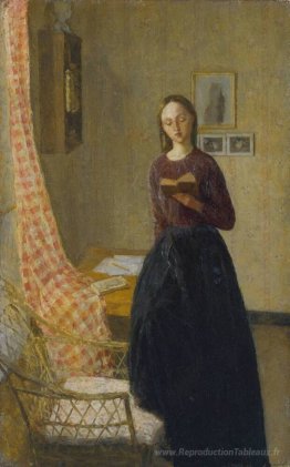Une dame qui lisait