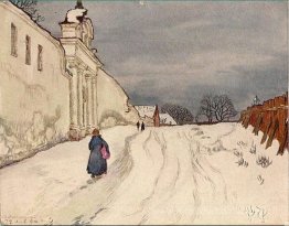 Vilna sous la neige