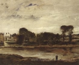 Paysage avec rivière