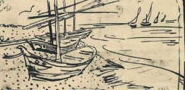 Bateaux de pêche sur la plage