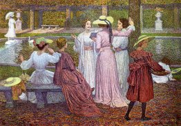 Une lecture dans le jardin