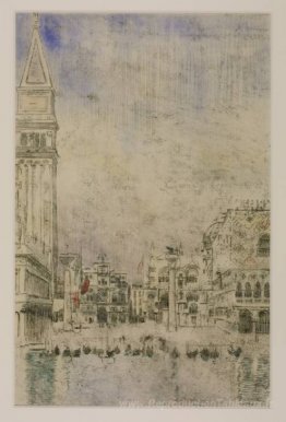 La Piazzetta et le vieux campanile, Venise