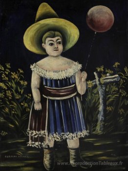 Fille avec une balle