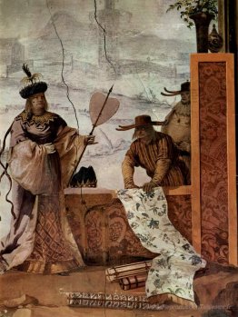 Le marchand textile, de la salle chinoise de la Foresteria