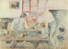 Heure du dîner (évocation de Horta d'Ebre)