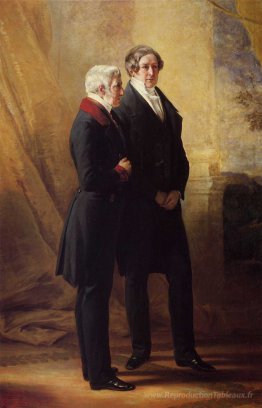 Arthur Wellesley, 1er duc de Wellington avec Sir Robert Peel