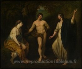 Choix d'Hercule entre la vertu et le plaisir