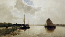 Navires sur le canal