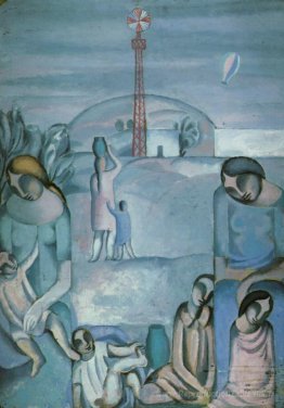 Figures dans un paysage à Ampurdan