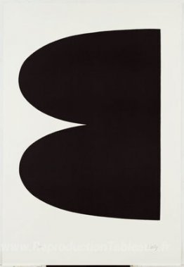 Noir de la suite de vingt-sept lithographies de couleur