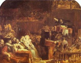 La prédication de John Knox devant les seigneurs de la congrégat