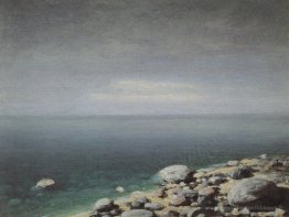 L'eau limpide. Jour sombre. Crimée