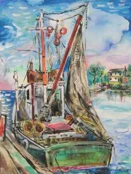 Bateau de pêche, rockport