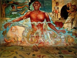 Figure symbolisant la race africaine