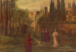 Rencontre de Dante avec Beatrice