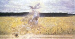 Dans le nuage de poussière