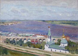 Croquis pour la peinture "Gorky et Shalyapin dans Nizhny Novgoro