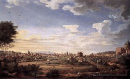 Vue de Rome depuis le mont Mario, au sud-est