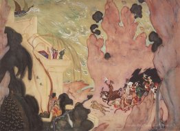 Conception de rideaux pour le ballet de Nikolai Rimski-Korsakov