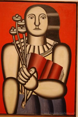 Femme avec un livre
