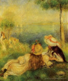 Jeunes filles au bord de la mer