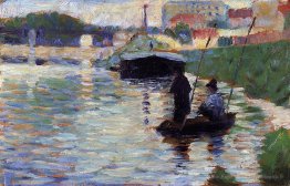 Le pont - vue de la Seine