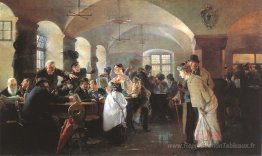 Dans la brasserie à Munich