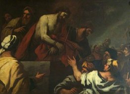 Christ a conduit au Calvaire