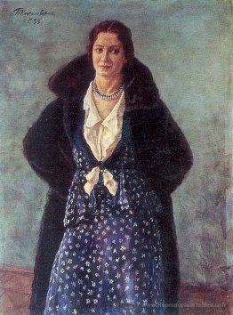 Portrait de l'actrice Angelina Osipovna Stepanova