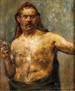 Autoportrait avec un verre