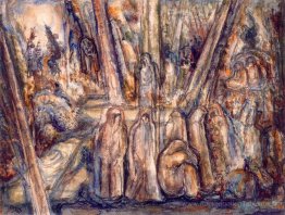 Figures en lumière argentée (étude)