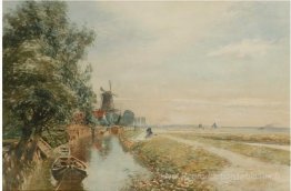 Scène du canal avec boulle de vent