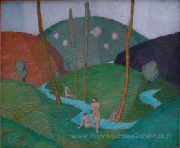 Sans titre (rivière et collines)