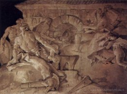 Vénus demande à Vulcan de forger une armure pour Aeneas