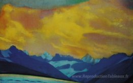 Coucher de soleil sur Malana