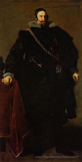 Don Gaspde Guzman, comte d'Oliveres et maire du duc de San Lucla