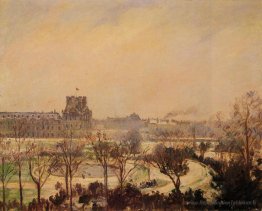 L'effet de neige des jardins Tuileries