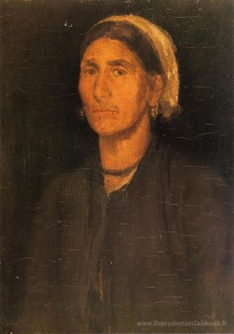 Tête d'une paysanne