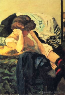 La jarretière rouge