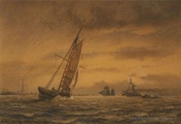 De nombreux voiliers en mer