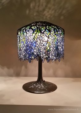 Lampe de table à glycées