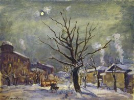 Paysage avec la lune. Bolshaya Sadovaya.