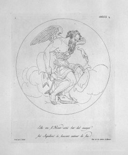 Aeolus assis sur des nuages
